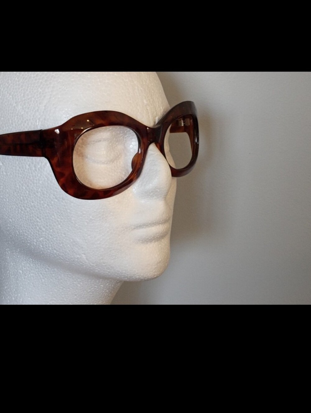 New Vintage Unisex Faux Tortoise Eye/Sunglass Frame NOS